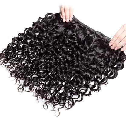 Tissagem 100% Cabelo humano Onda de Água