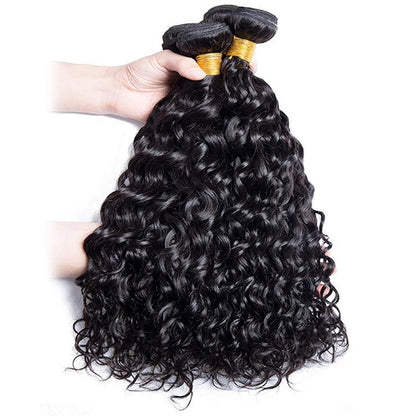 Tissagem 100% Cabelo humano Onda de Água