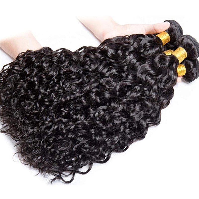 Tissagem 100% Cabelo humano Onda de Água